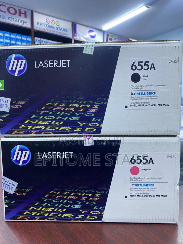 Hp Color Laserjet Enterprise Mfp M681z Toner Hp 655a Yield 12,499