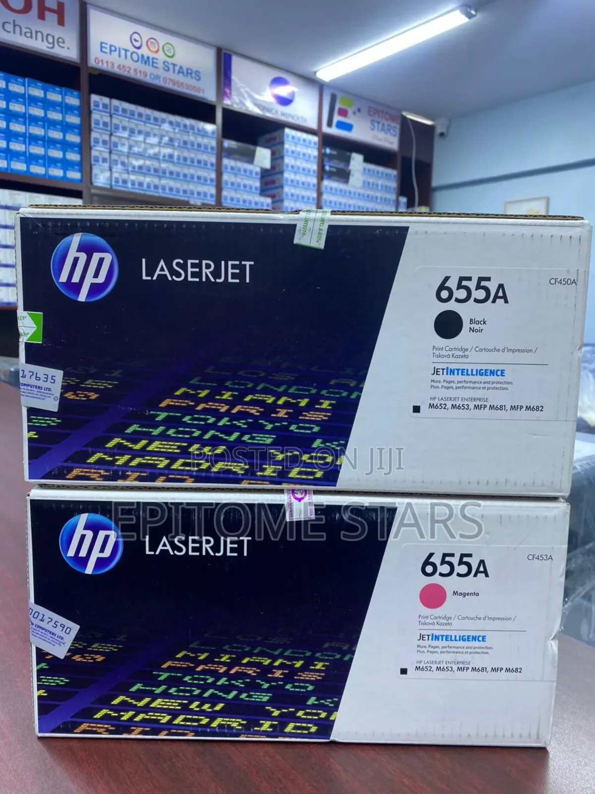 Hp Color Laserjet Enterprise Flow M681z Toner Hp 655a Yield 12,499