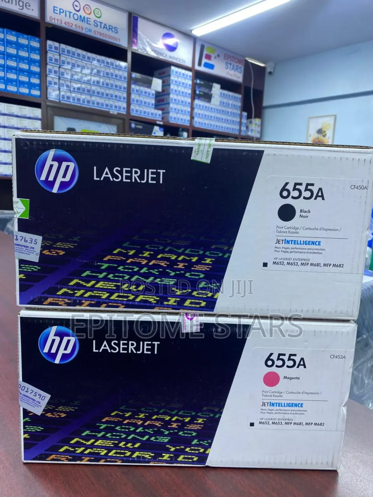 Hp Laserjet Enterprise Flow Mfp M682z Toner Hp 655a Yield Above 12,499