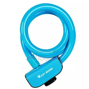 West Biking Security Mini Steel Spirals Cable 12cm Colorful Lock