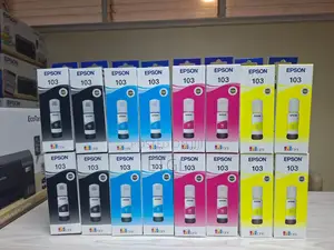 Epson 103 Ecotank Ink Bottle Black, Magenta, Cyan, Yellow Set