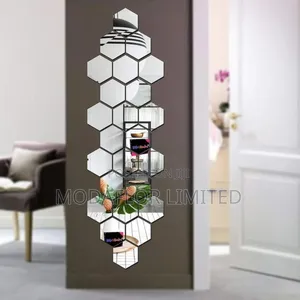 Elegant Hexagon Mirror Tiles – Perfect for Modern Interiors