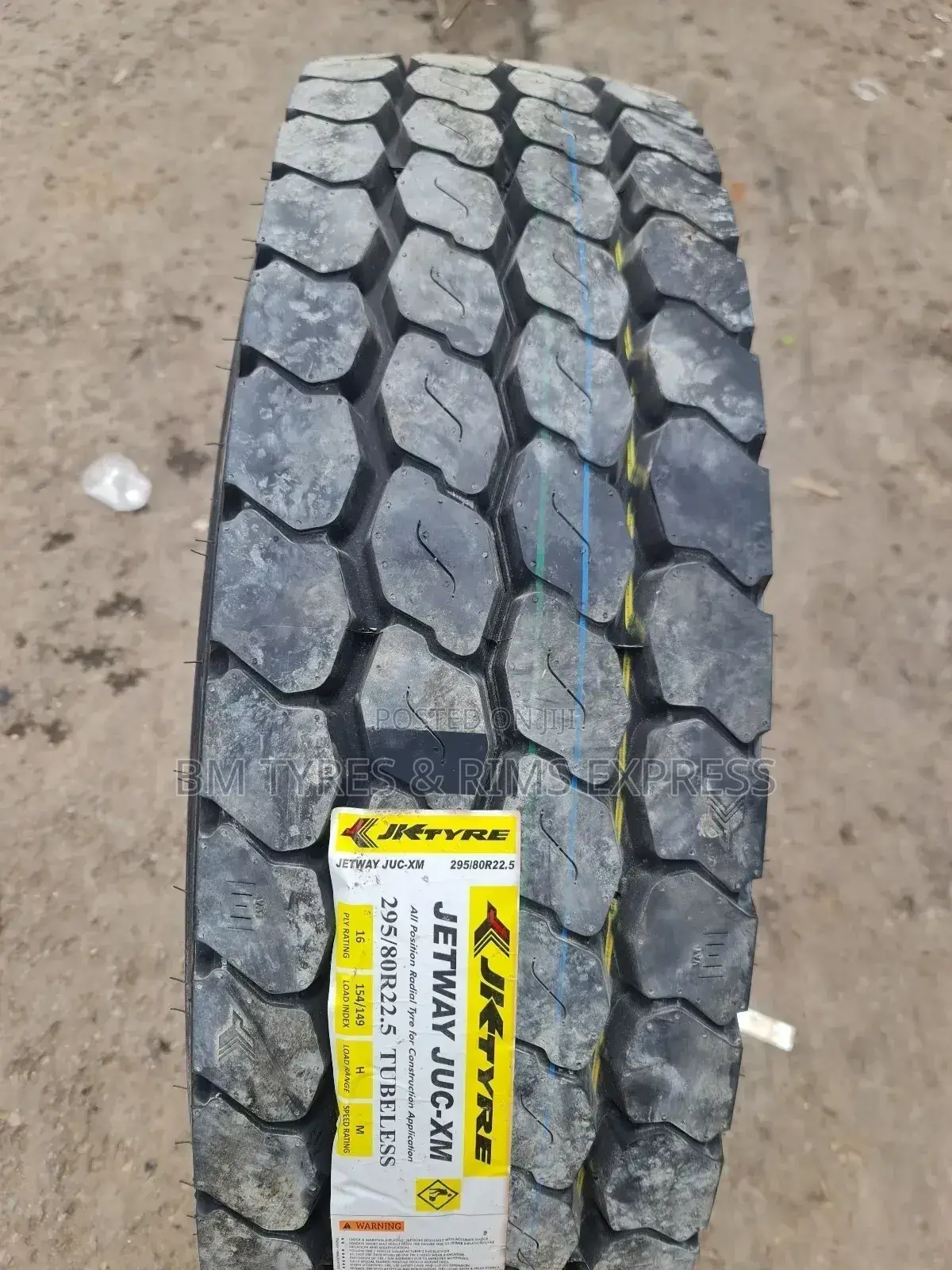 295 /80 R22.5 Jk Tyres (India) Jetway.