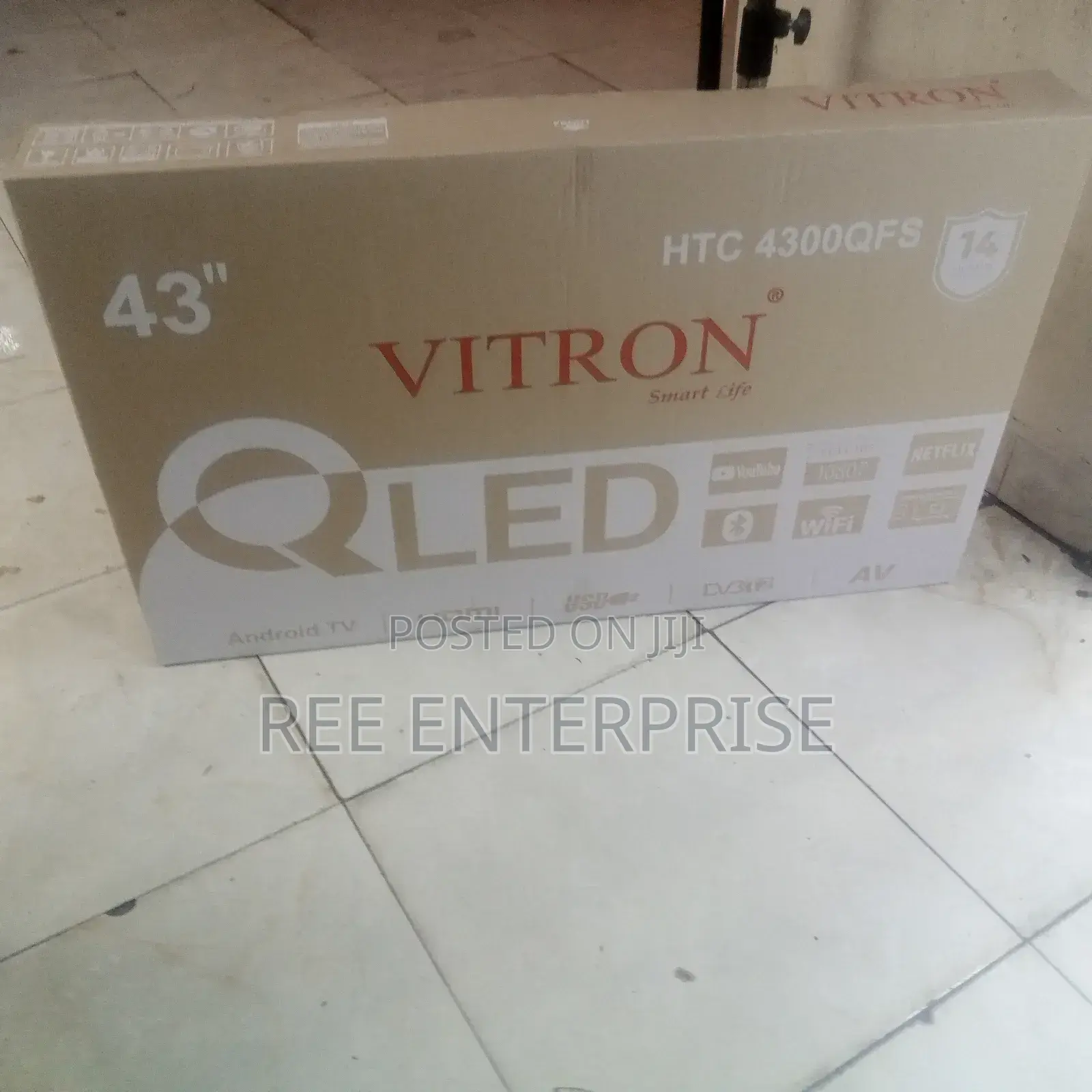 Vitron 43 Inch Smart Tv Qled Brand New Tv