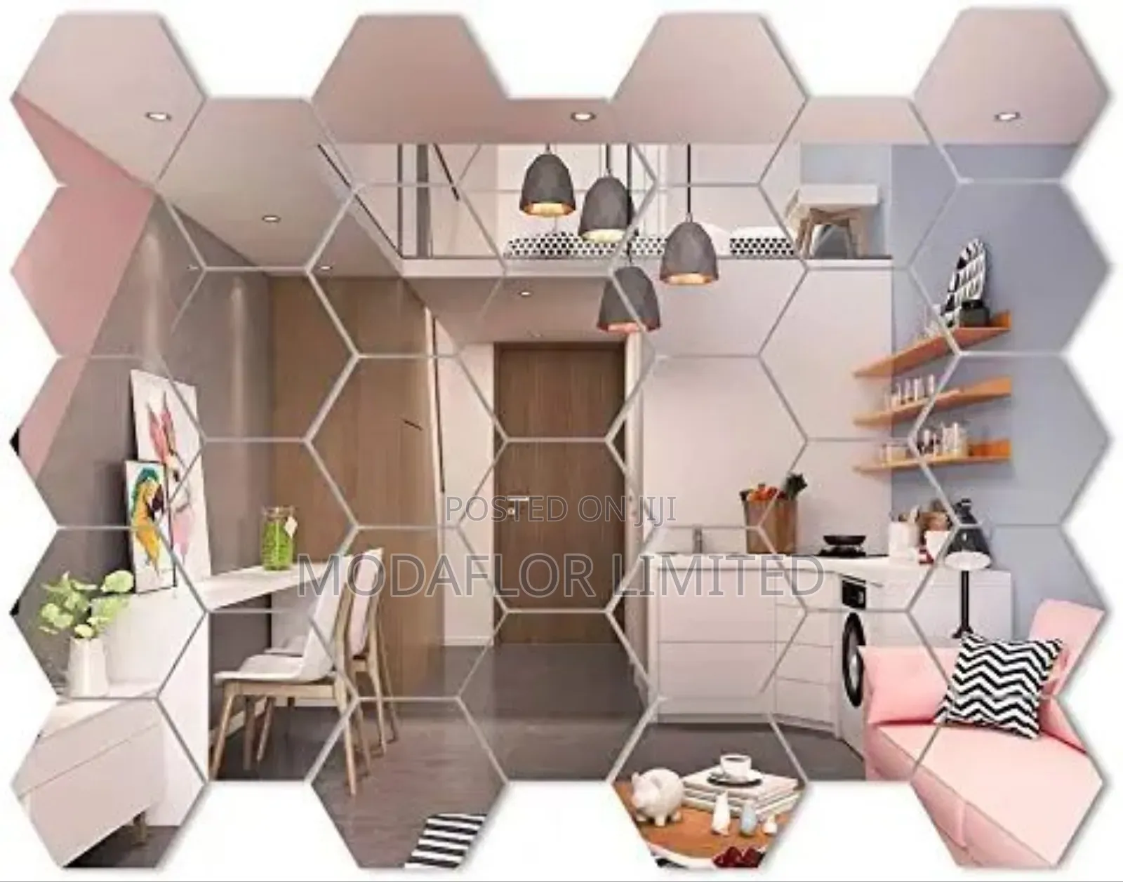 Elegant Diy Hexagon Mirror Stickers – Simple Yet Stylish