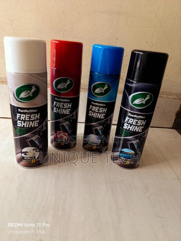 Turtle Wax Car Dashboard Shine Spray-New Car,Strawberry,Vanilla Scents