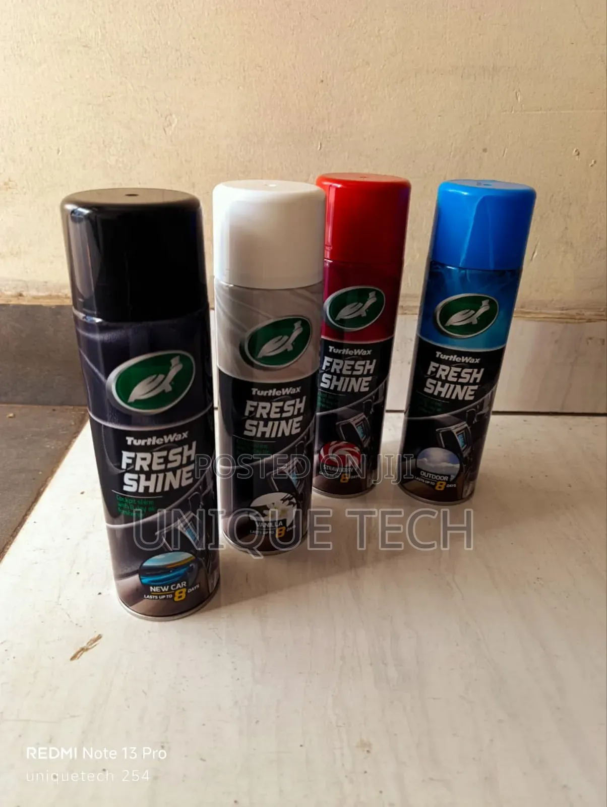 Turtle Wax Car Dashboard Cleaner Spray(Vannila, Strawberry,New Car)