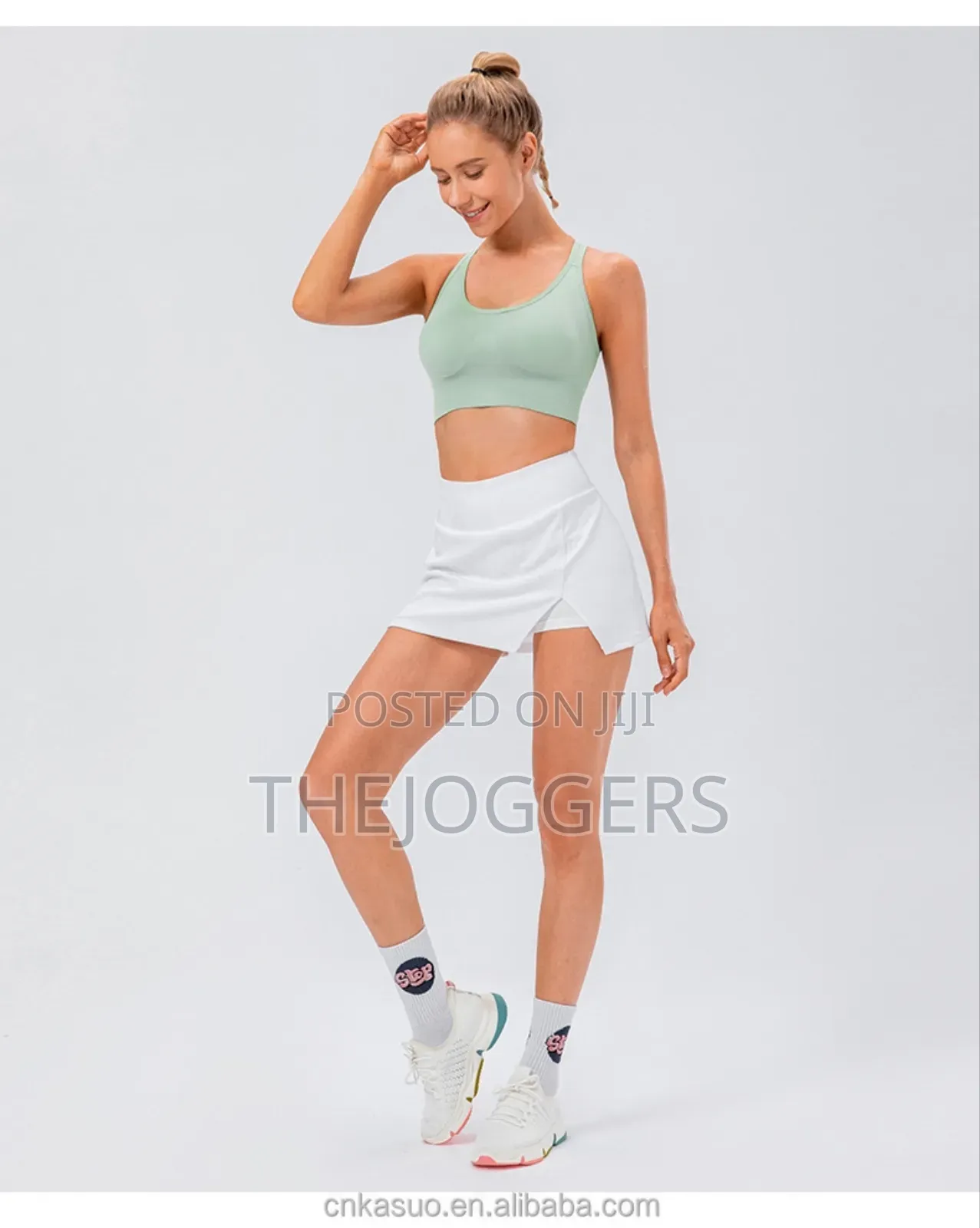 Adjustable Women's Shockproof Sports Bra: Hollow Breathable