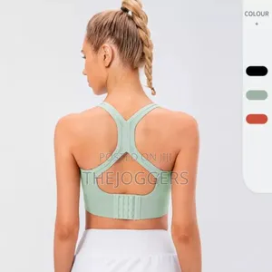 Adjustable Women's Shockproof Sports Bra: Hollow Breathable