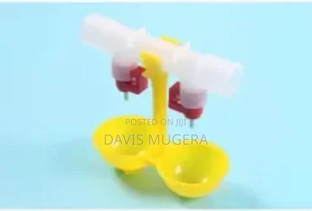High Quality Automatic Nipple Drinker for Chickens + Pipe Double Cup - thumbnail 7