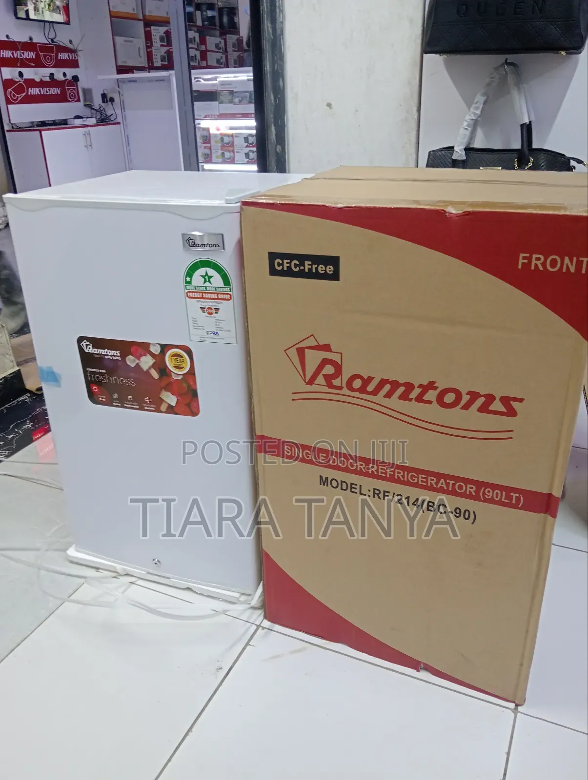 Ramtons Rf 214 Single Door Fridge 90 Litres