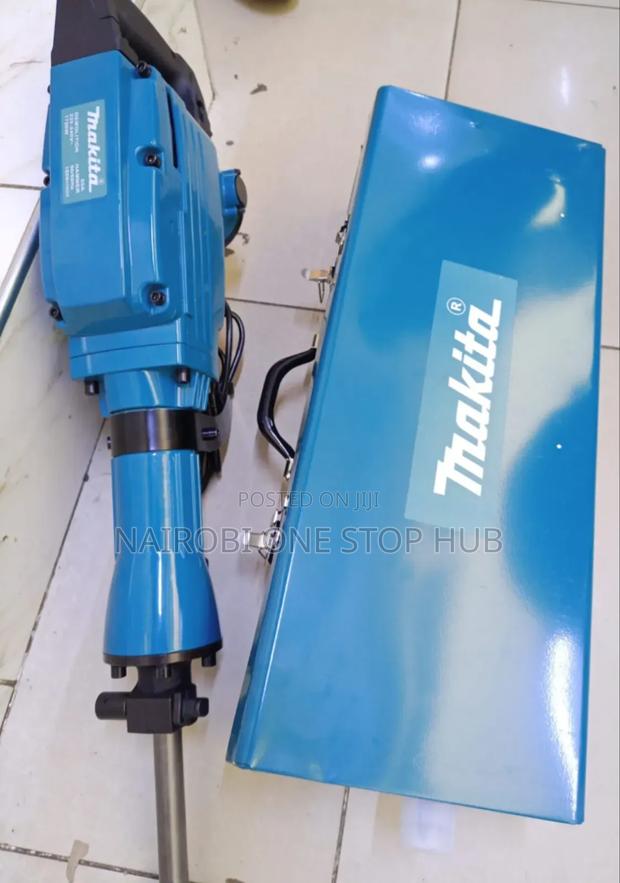Original Makita Demolition Hammer With Metallic Case - main view