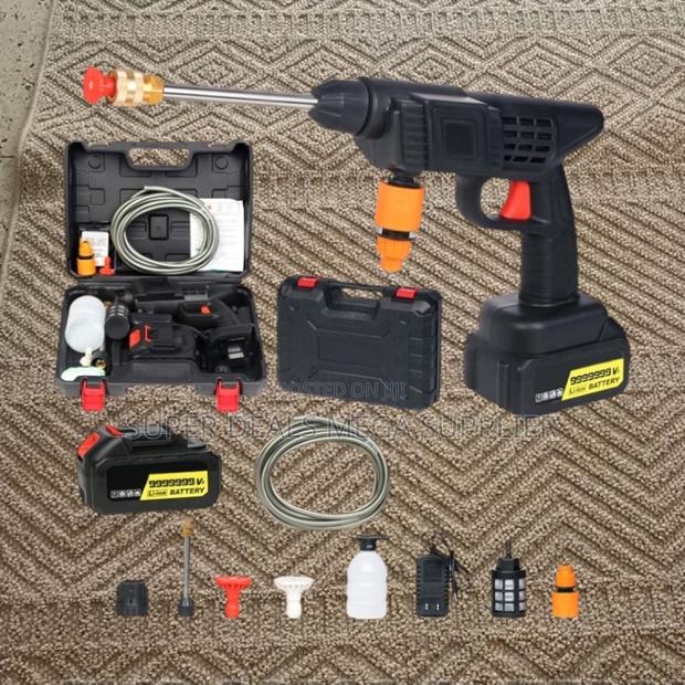 Compact Cordless Car Washer Rechargeable High Pressure Spray Gun