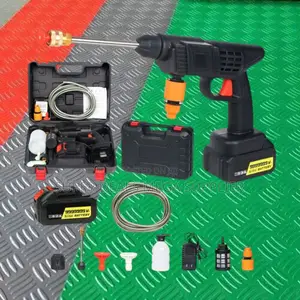 Portable Rechargeable Cordless Jet Spray Gun Perfect For Car Washing