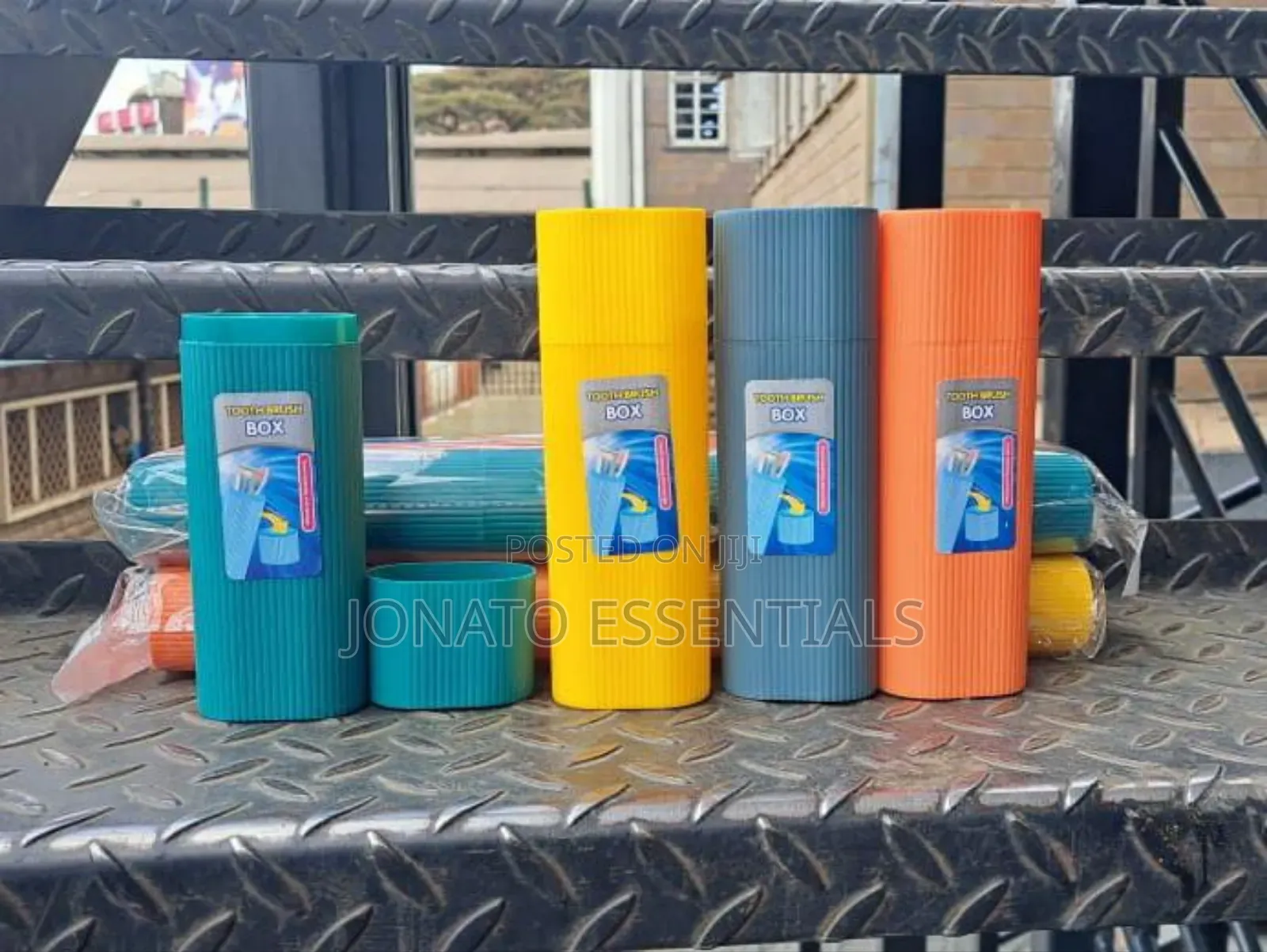Portable Travel Toothbrush Box and Toothpaste Holder Organizer