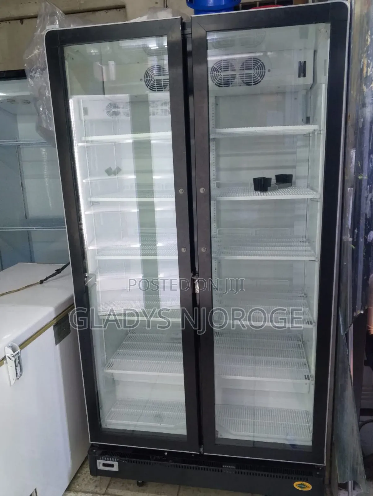 Well Maintained Double Door Display Fridge (1200l)