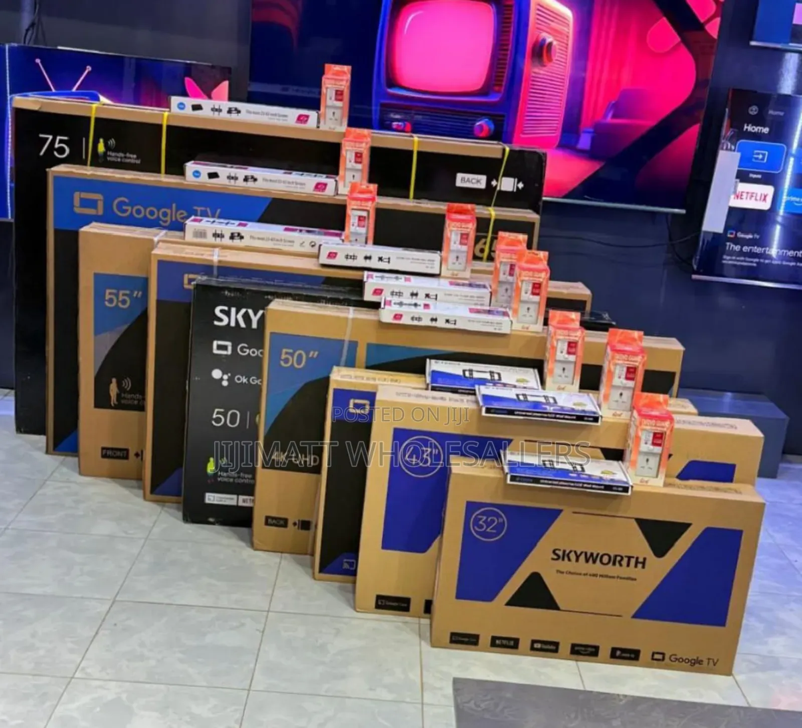 Skyworth TVS 75 Inches Qled Tv