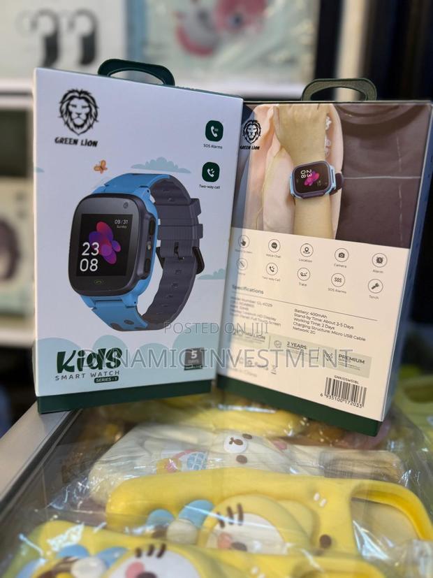 Green Lion Kids Series 1 Smartwatch With Two Way Call ,Gps and Camera