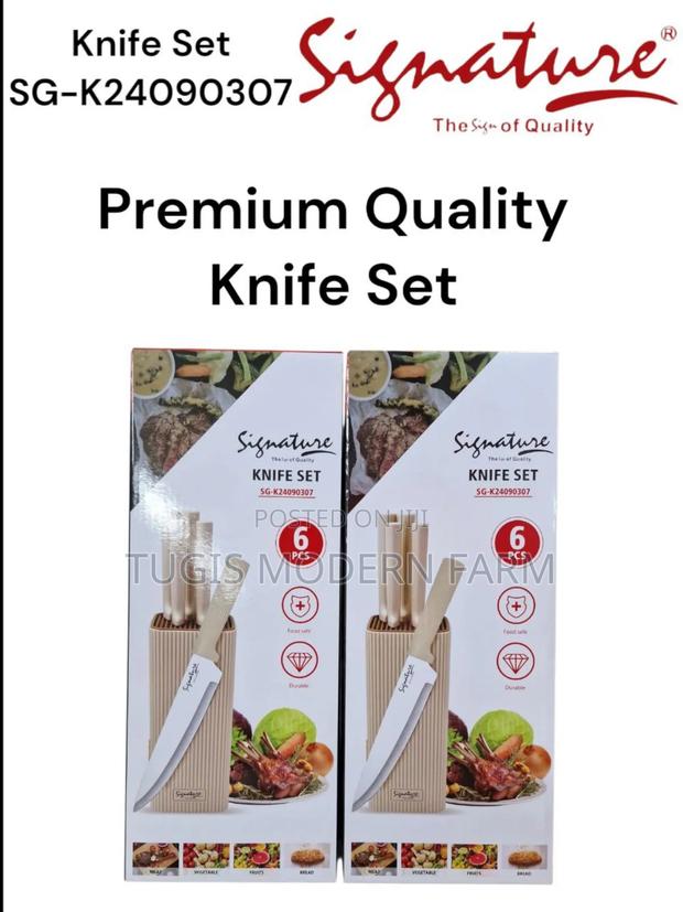6 PCS Knife Set With a Cutlery Holder - main view