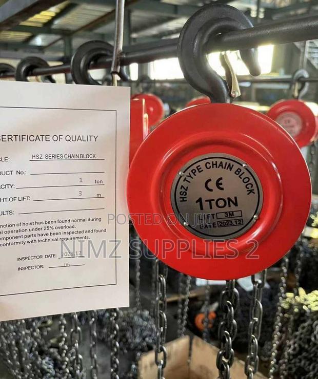 1tonne 6 Miters Chain Block