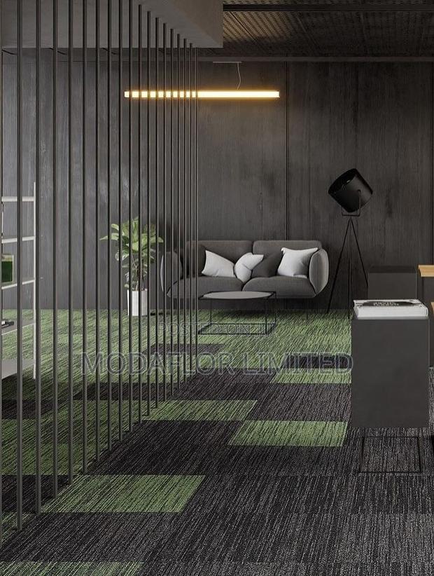 Modern Office Carpet Tiles – Professional Durable - main view