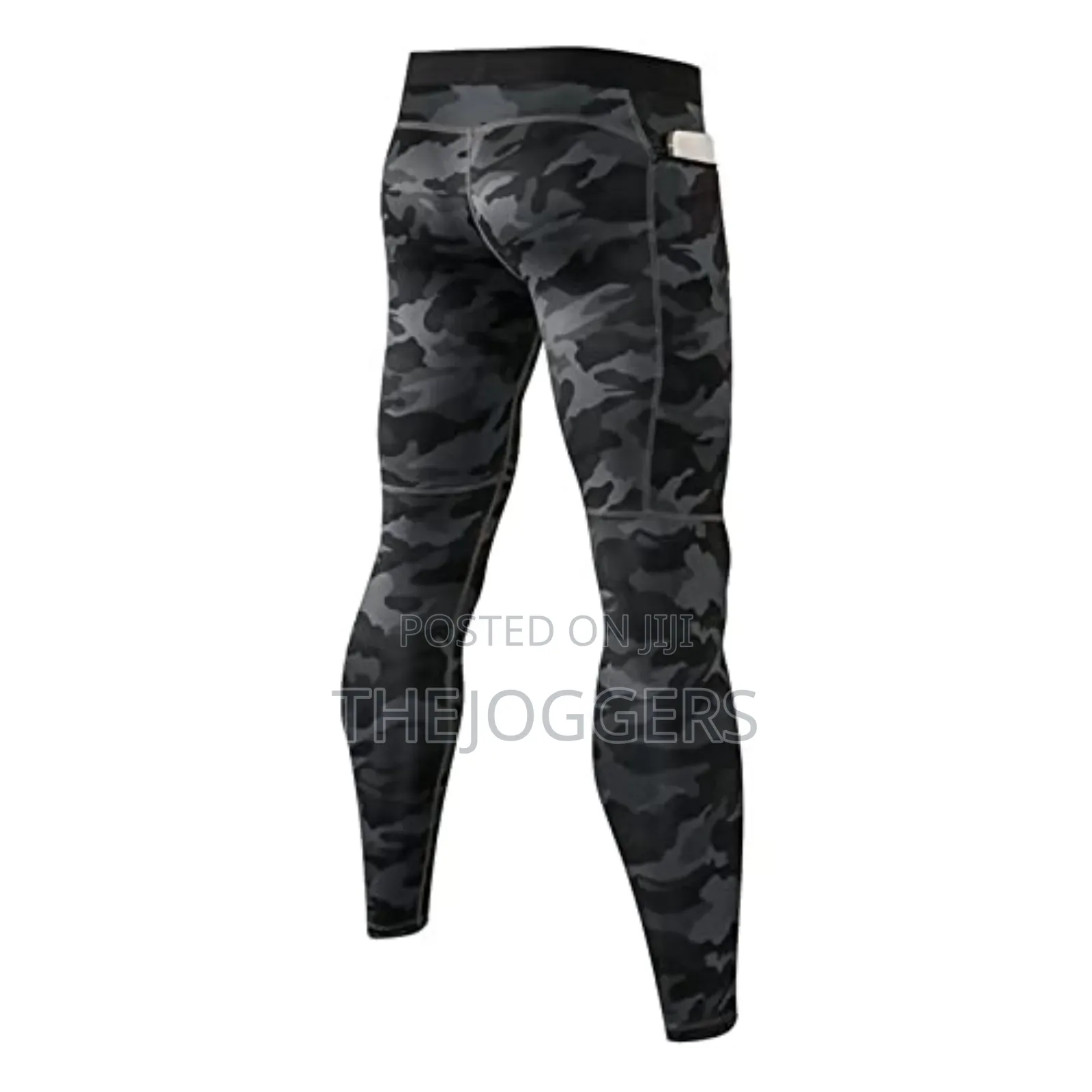 Men's Compression Pants Zipper Pocket Quick Dry Skinny Pants