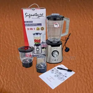 Easy Food Prep Solution Signature 3 in 1 Blender Grinder Chopper