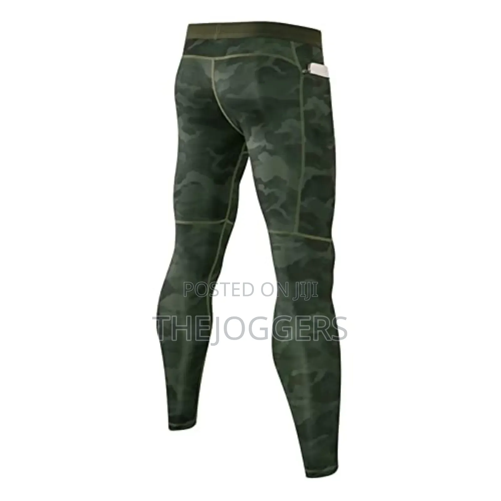 Men's Compression Pants Zipper Pocket Quick Dry Skinny Pants