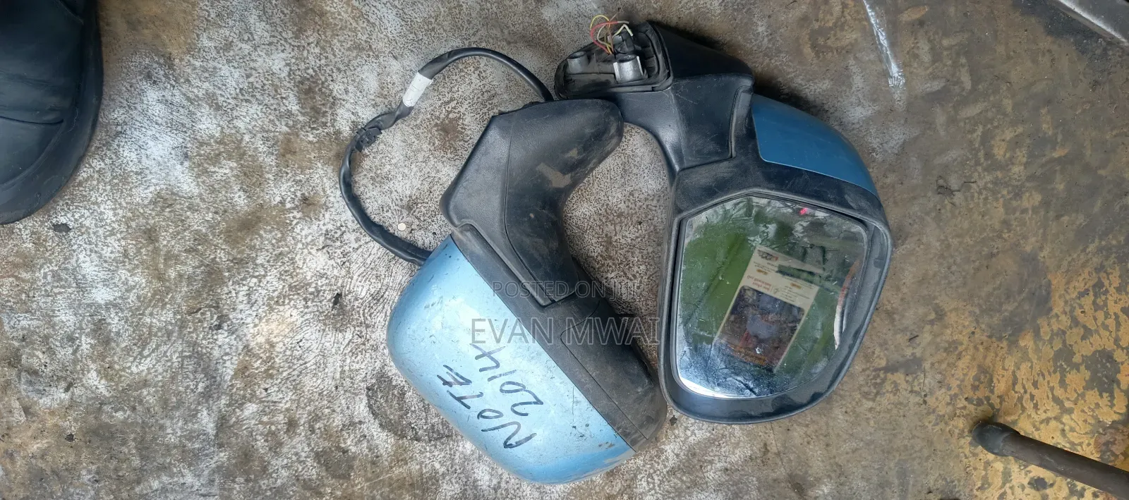 Nissan Note Side Mirror 2012 Without Signal