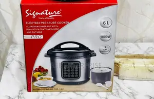 New in While Stock Last Signature 6 Litres Electric Pressure Cooker