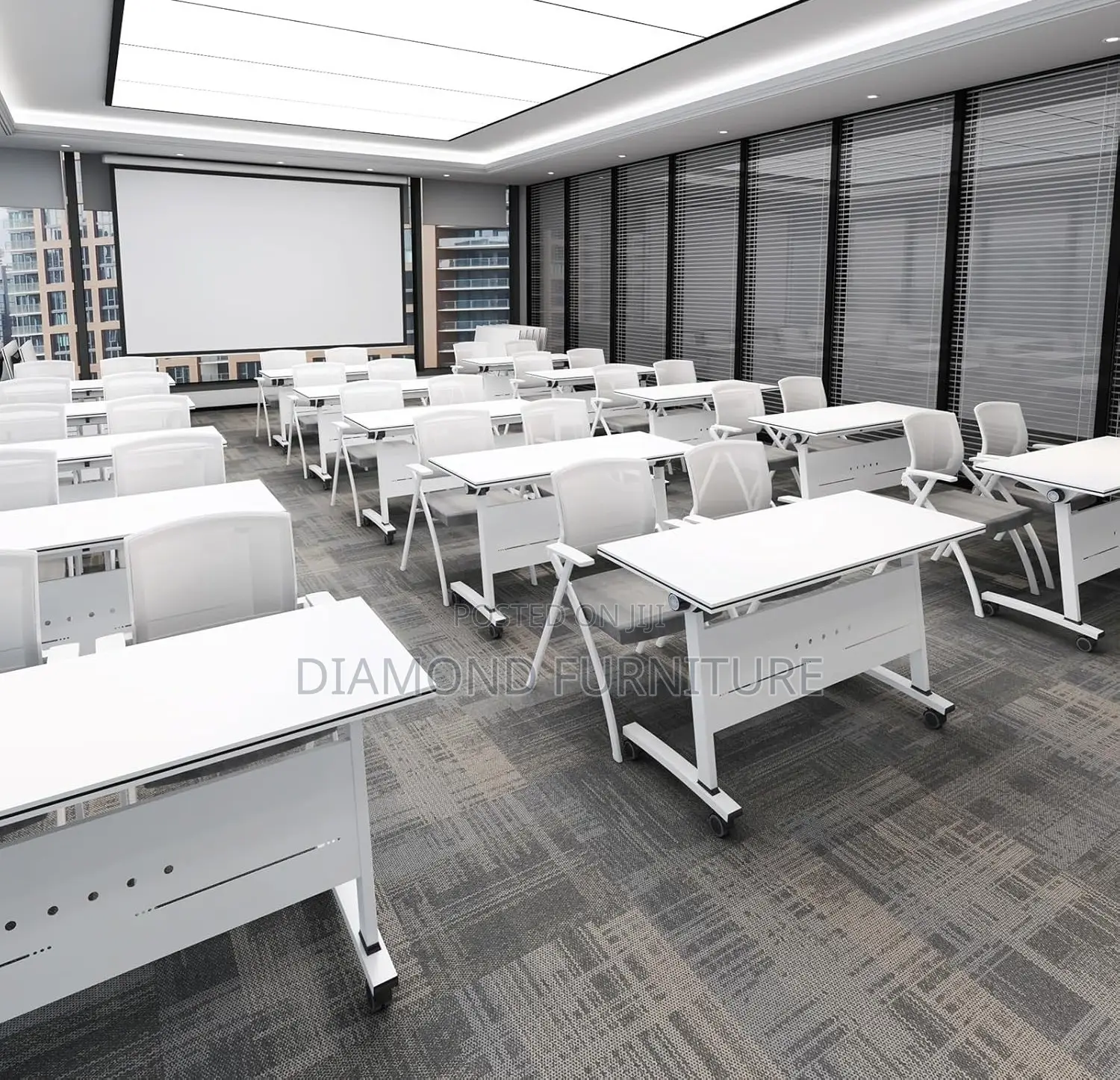 Office Furniture; Imported Foldable Office Training Table