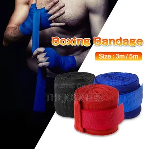 2pcs 5m Cotton Boxing Handwraps Bandages For Boxing,Training,Workout