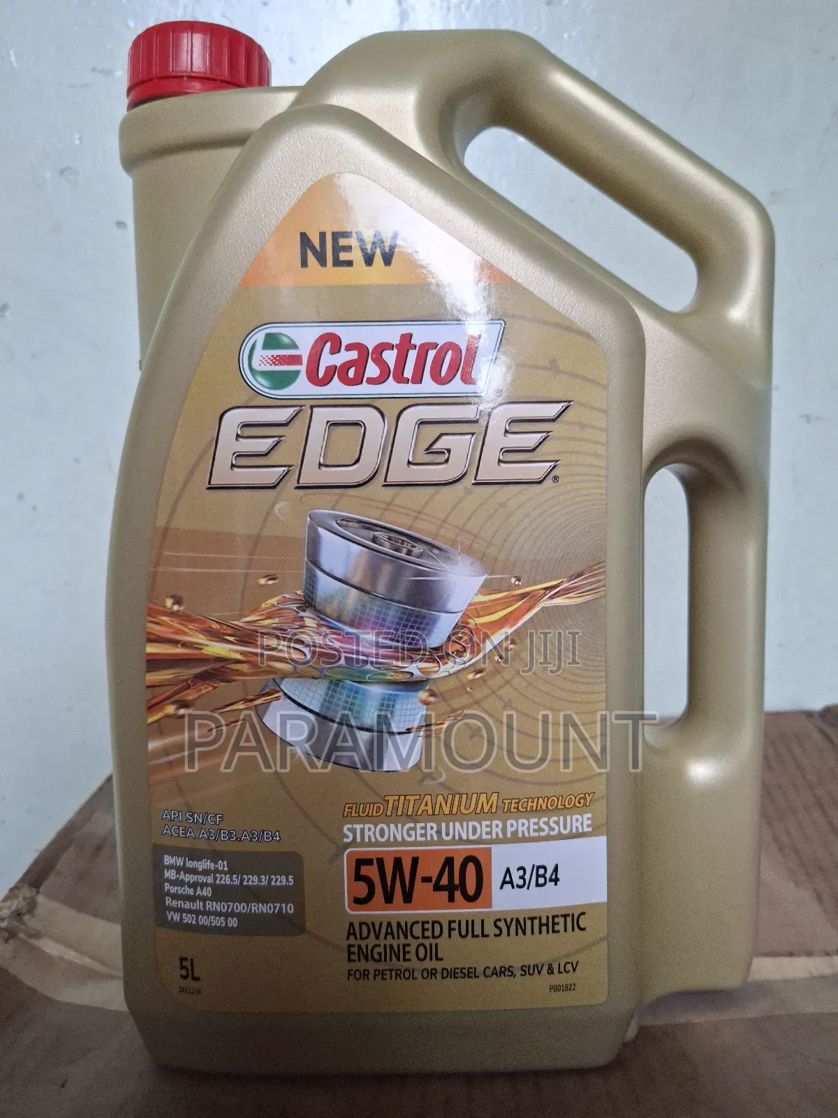 Ooriginal 5w-40 Castrol Edge. Audi and Benze