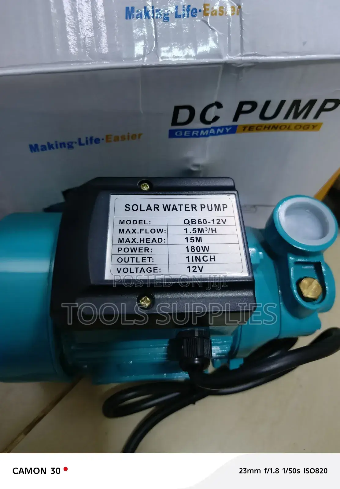 Dc Pump 12 V, 180 Watts