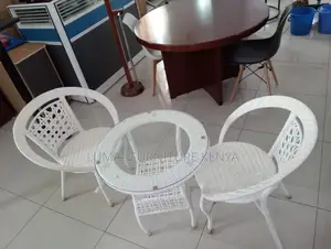 White Outdoor Balcony Set (2-Seater)