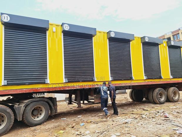 Very Perfect Shipping Container Stalls- Plain Shipping Containers.