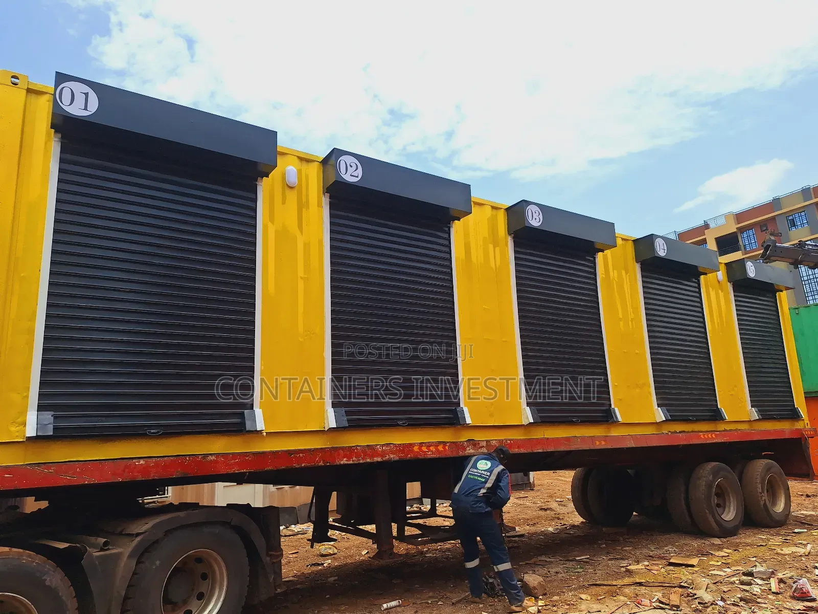 Affordable 20ft And 40ft Shipping Containers Ideal For Shops.