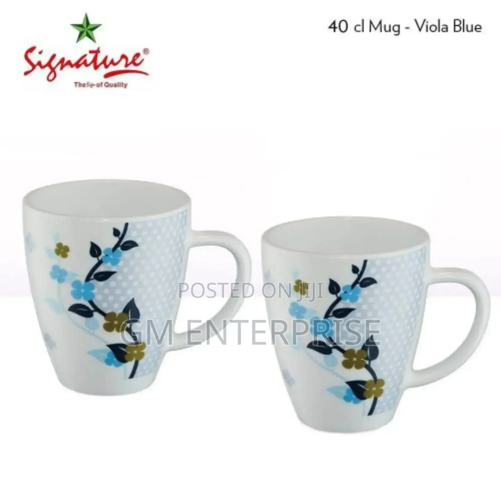 Set of 6 Signature Cups