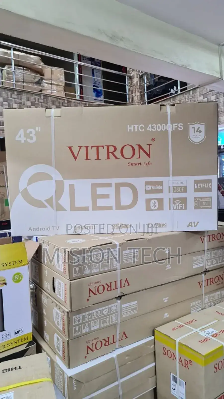Vitron 43" HTC 4300qfs Smart Tv