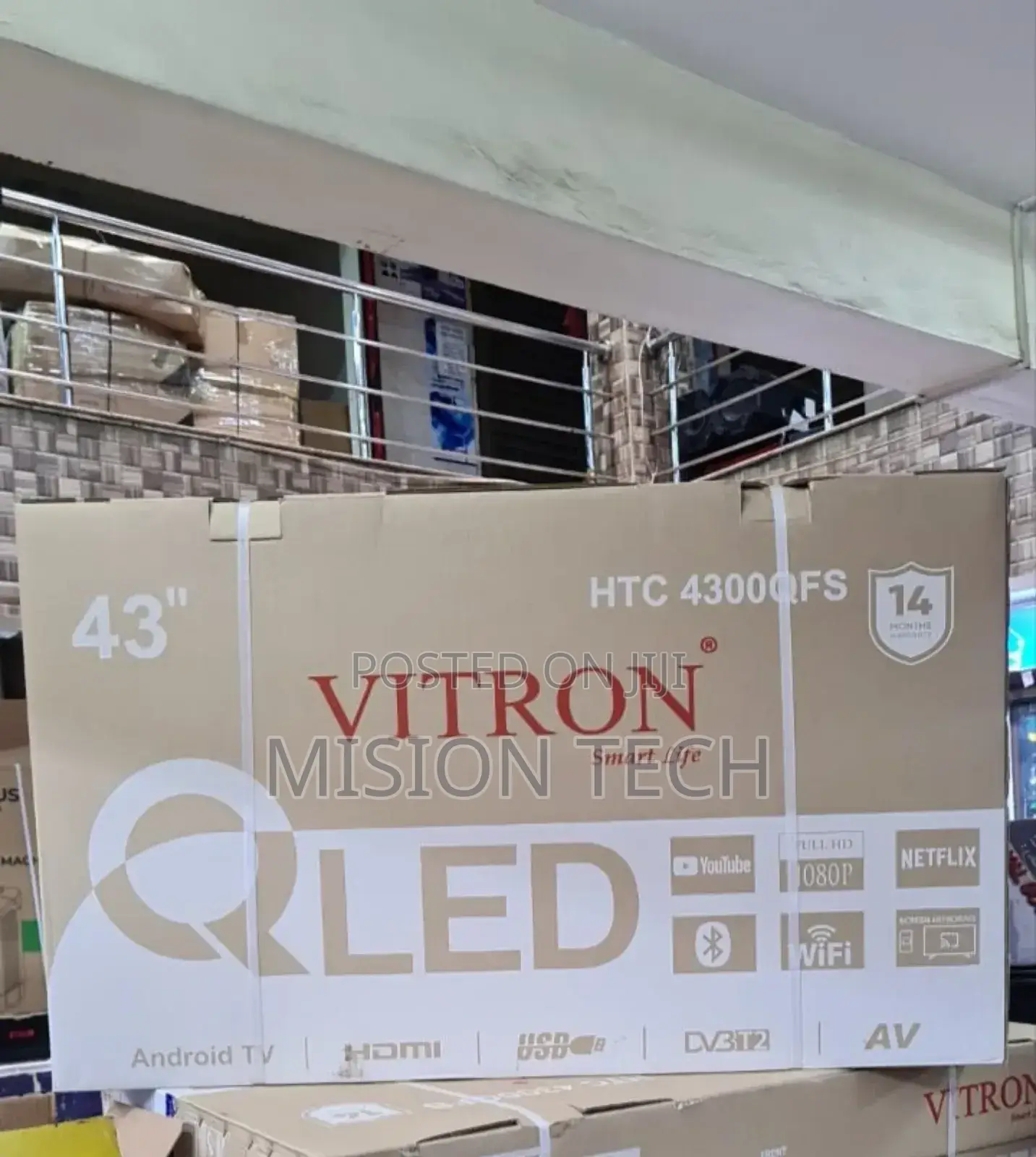 Vitron 43" HTC 4300qfs Smart Tv
