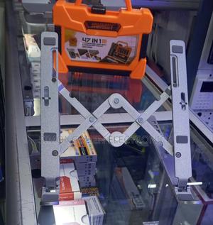 Adjustable Metallic Laptop Stand - main view