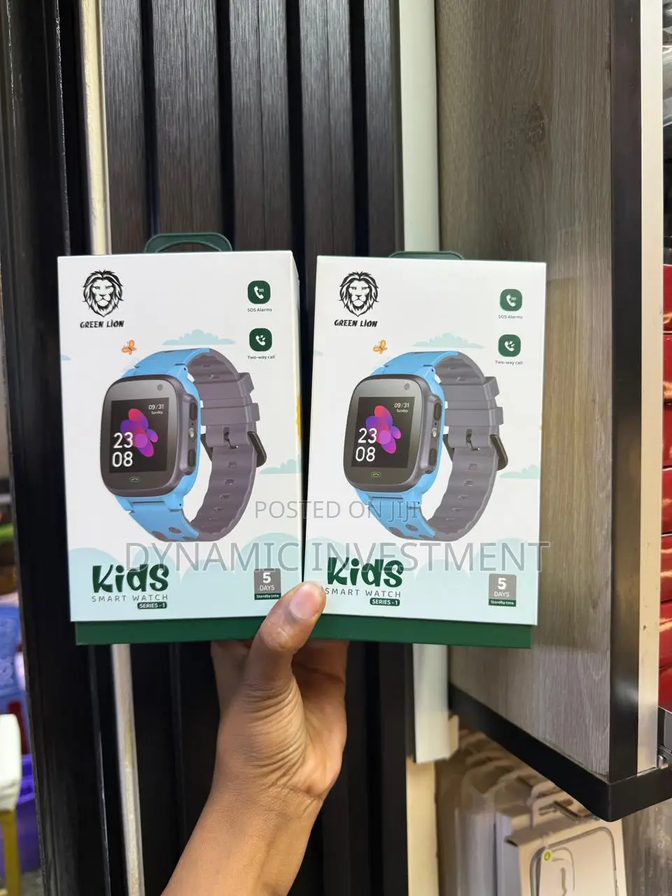 Green Lion Series 1 Kids Smart Watch With Voice Chat,Sos Alarm and GPS