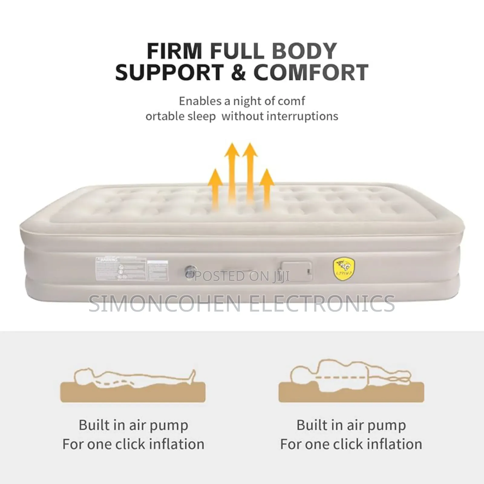 Double Size Self Inflating Bed