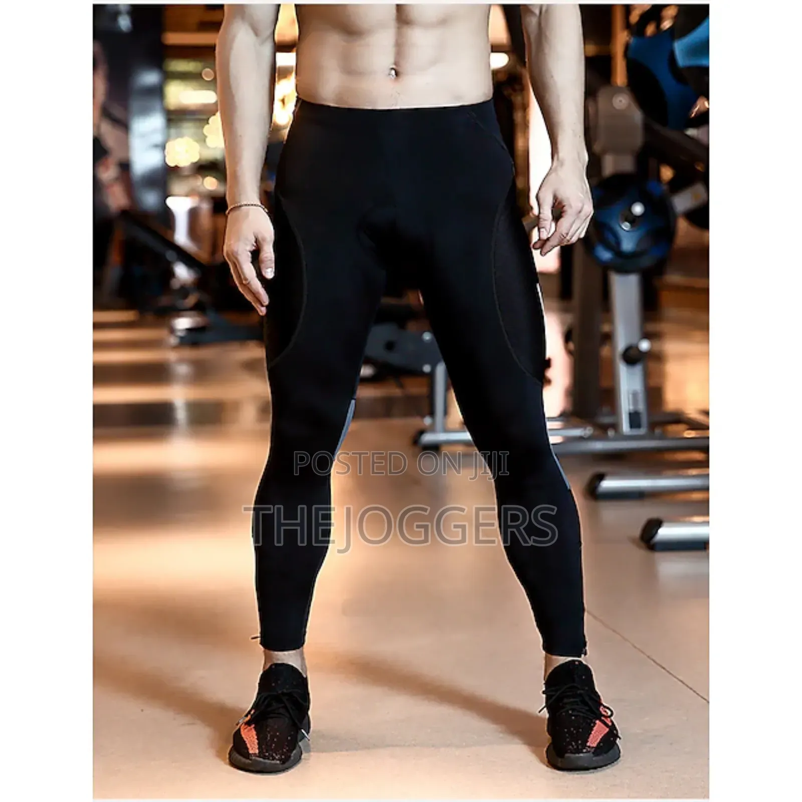Reflective, Breathable 4d Padded Compression Cycling Long Tights