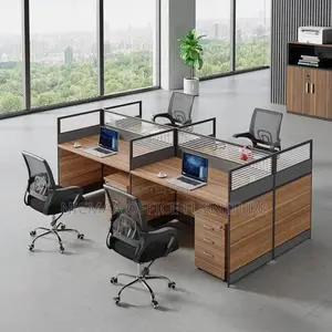 4-Person Collaborative and Professionally Designed Workstation