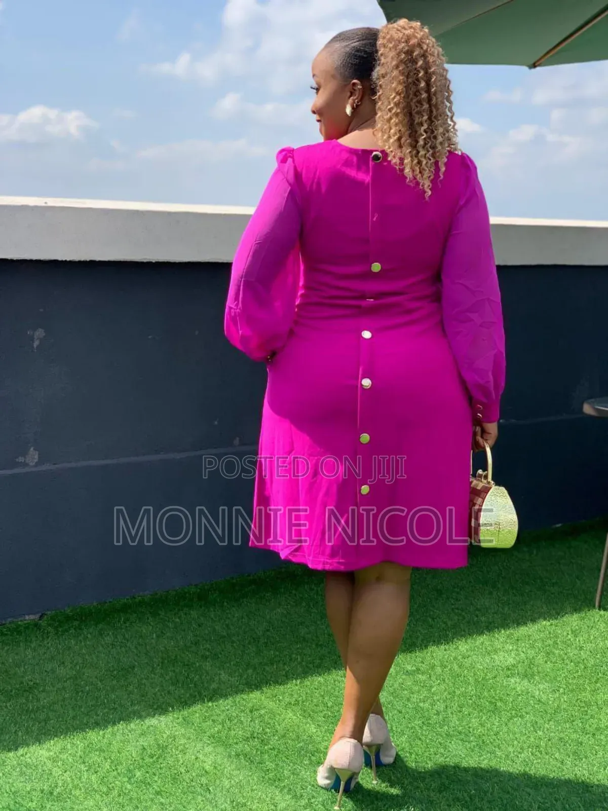 Beautiful Purple Shift Dress