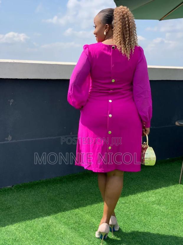 Beautiful Purple Shift Dress - thumbnail 2