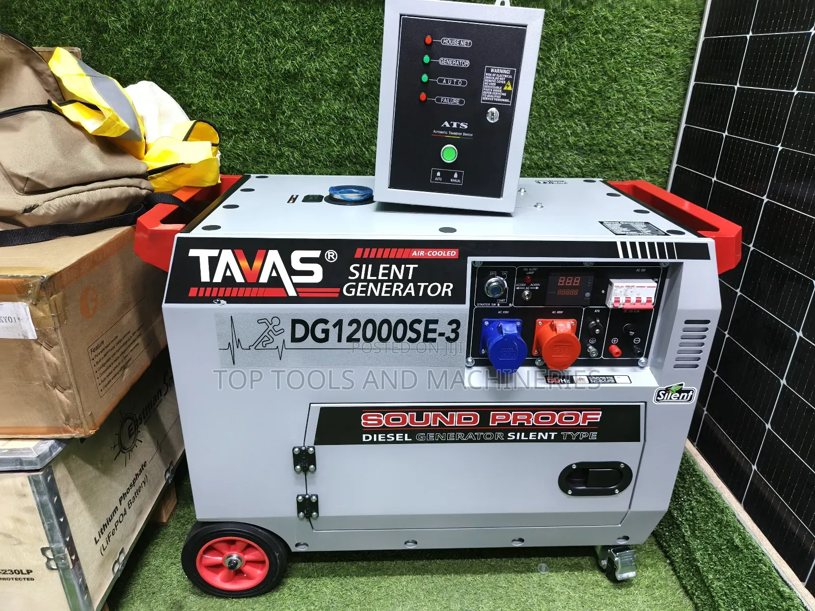 Tavas 15kva Dual Phase(230v/400v) Silent Diesel Generator With Ats