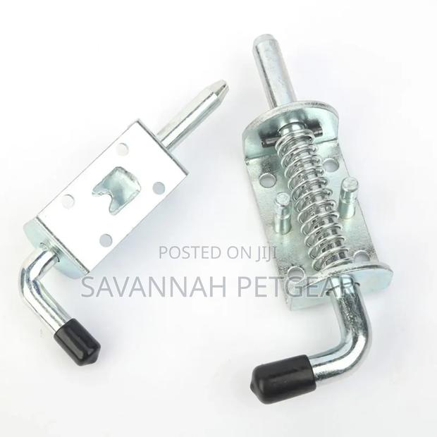 Spring Loaded Bolt Latch Lock For Trailer Spring Parts - thumbnail 2