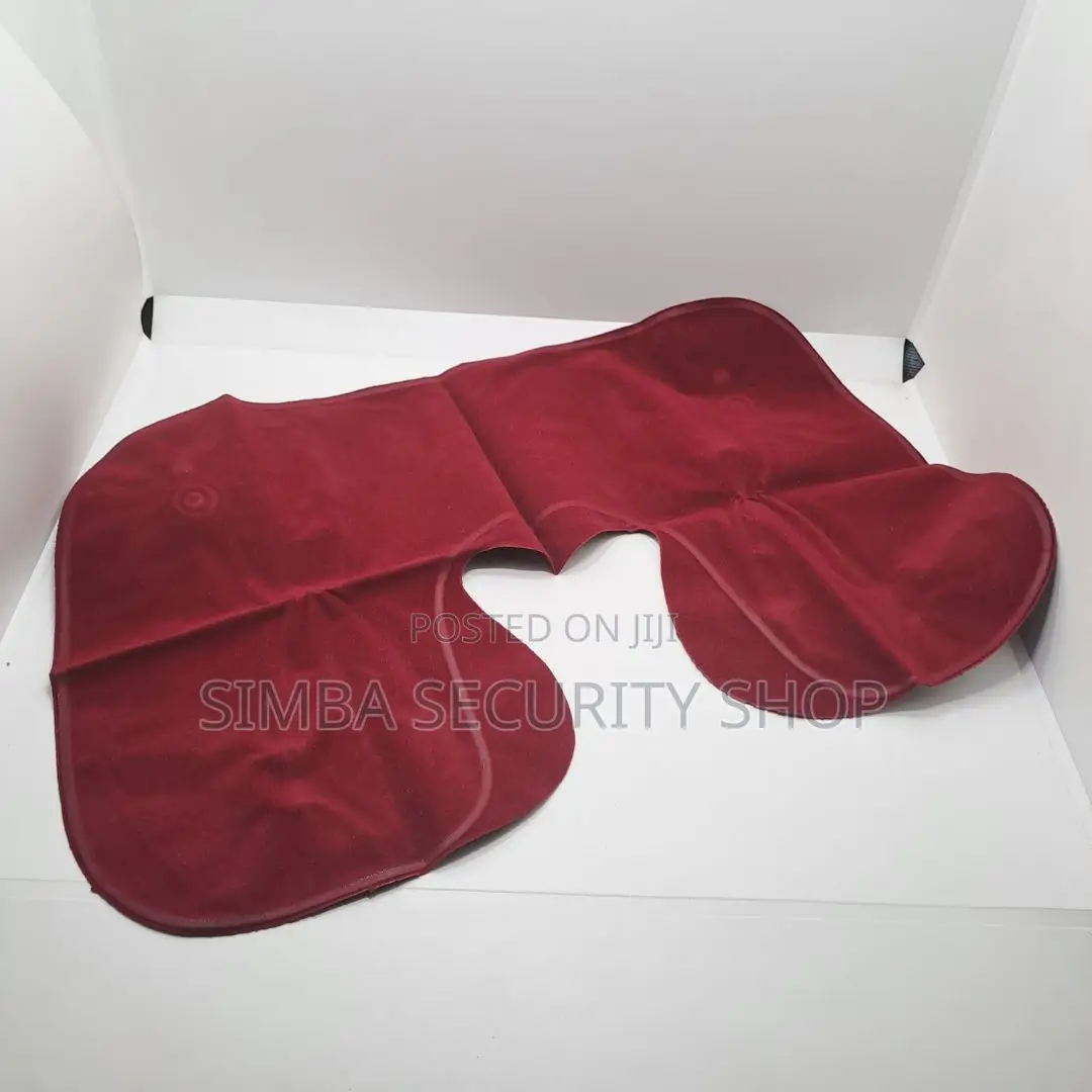 U-Shaped Inflatable Travel Neck Pillow for Airplane Road Trips Camp